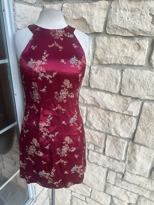 90s asian dress 90s Chinese Brocade Mini Dress – 3 Women