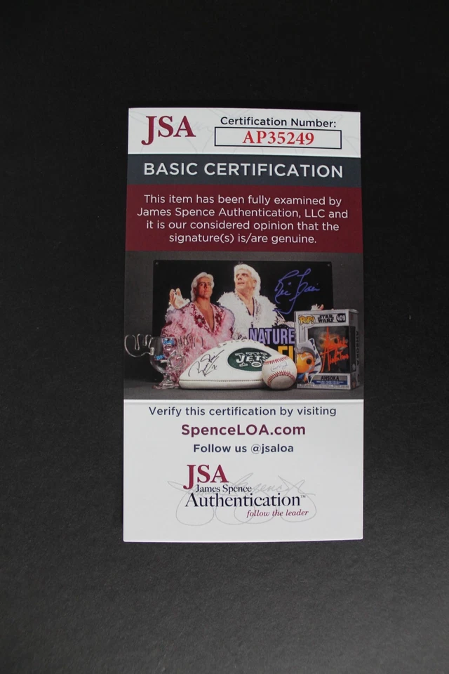 Doak Walker (d.1998) HOF Autographed Signed 3x5 Index Card SMU Detroit Lions JSA - Image 2 of 4