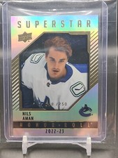2022-23 UD Superstar Honor Roll Rainbow Nils Aman /250 Tampa Bay Lightning
