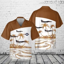 US Air Force F 111 Aardvark Pocket Hawaiian Shirt