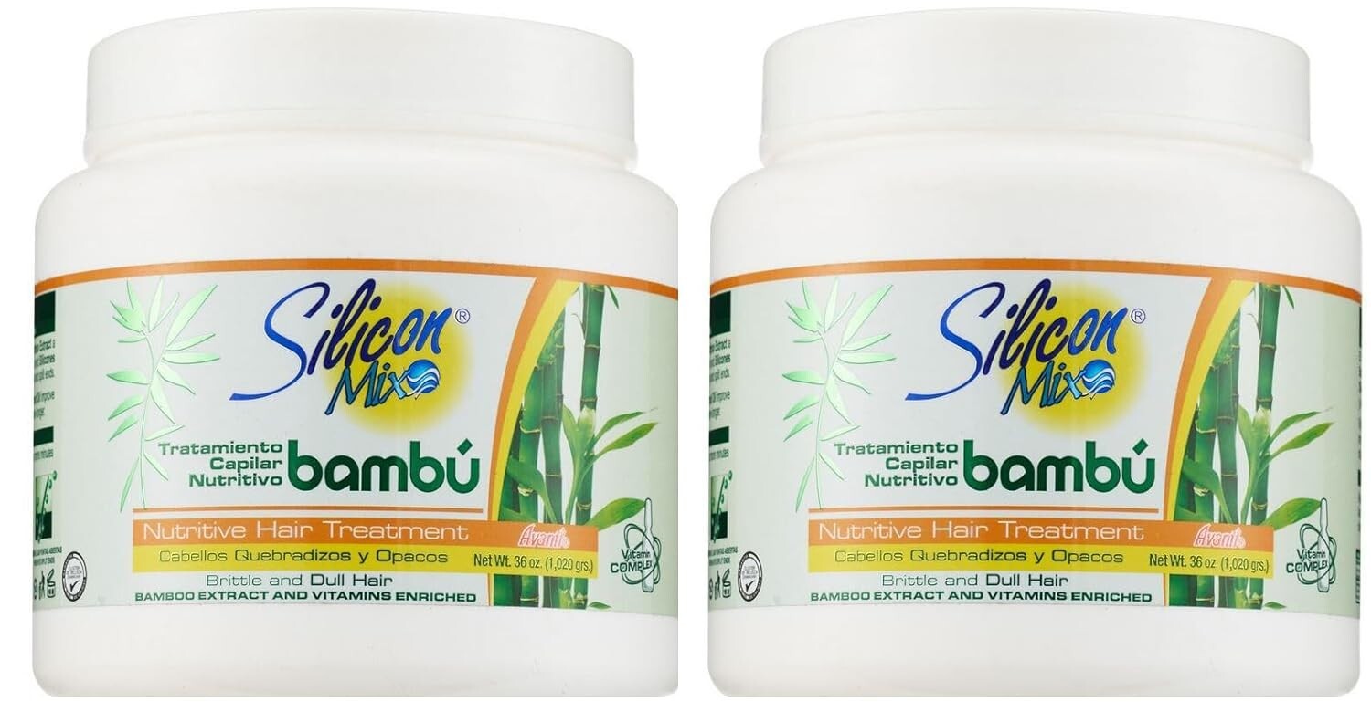 Кремниевая смесь Bambu Nutritive для ухода за волосами, 36 унций, для ломких и тусклых волос (2 упаковки)