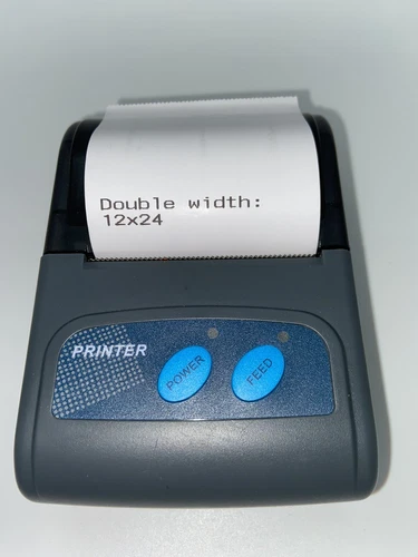 Alacrity Portable Bluetooth USB Mini Thermal Receipt Printer MJ-581 - Picture 1 of 4