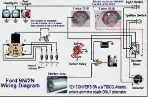 FORD 9N 2N TRACTOR 12V CONVERSION WIRING DIAGRAM 12 VOLT PICTURE | eBay Ford 9N Wiring Schematic eBay