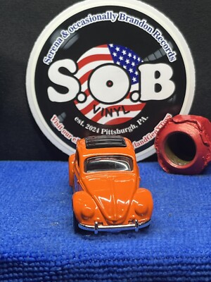 Matchbox 1962 Volkswagen Beetle Moon Roof Orange Diecast 1:64 NM