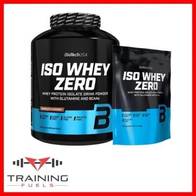 Biotech USA Iso Whey Zero Protein Isolate Lactose Reduced, Sugar & Gluten Free