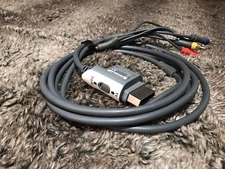 Microsoft Xbox 360 HD TV Component Composite Audio Video AV Cable Cord - Mint