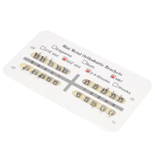 Dental Orthodontic Bracket Braces Metal MIM Monoblock Mini MBT 022 Hooks 345