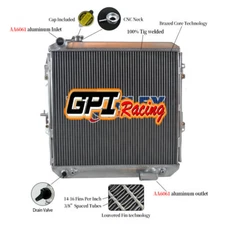 Aluminum Radiator FOR Toyota HILUX LN106 LN111 Diesel 1988-1998 89 90 