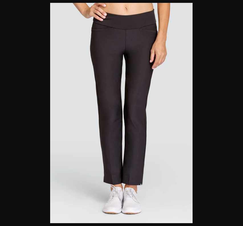 Tail NEW NWT Womens Mulligan Golf Ankle Pants Black 28