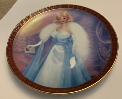 Danbury Mint Barbie Collector Plate Excellent Condition 1966 Debutante Ball G998