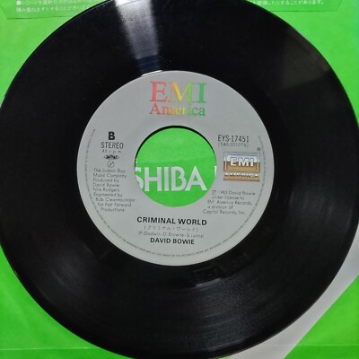 デビッド・ボウイ “Without You” 日本盤 7”EP 中古 レコード デビッド・ボウイ “Without You” 日本盤 7”EP 中古 レコード DAVID