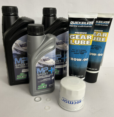 40HP 50HP HONDA 4 Stroke ENGINE OIL & FILTER CHANGE KIT BF40D BF50D Outboard