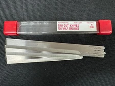 (PACK of 3) 6" TRU-CUT KNIVES WOLF MACHINES HS STEEL SEWING MACHINES 1401271