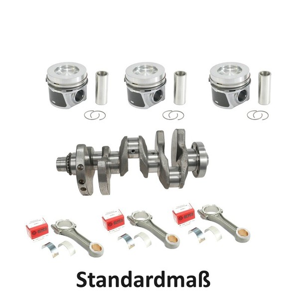 Kurbelwelle+Pleuel+Lager+Kolben STD FüR VW Polo 6R 1.2 TDI CFW Cfwa 03P105021A 0-image