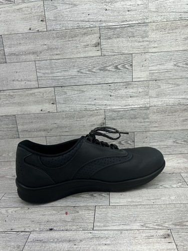 SAS Shoes Womens Size 9.5 Medium Black Walking Comfort Lace Up Made in USA - Picture 8 of 11