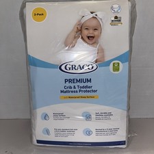 Graco Premium Waterproof Crib and Toddler Mattress Protector