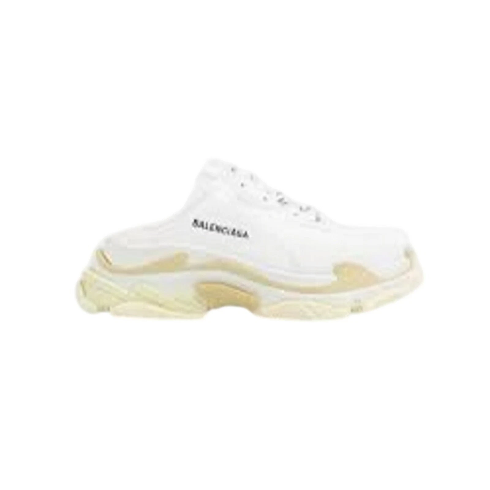 Balenciaga NIB Triple S Mule Sneakers in White Size 39 or US size 9