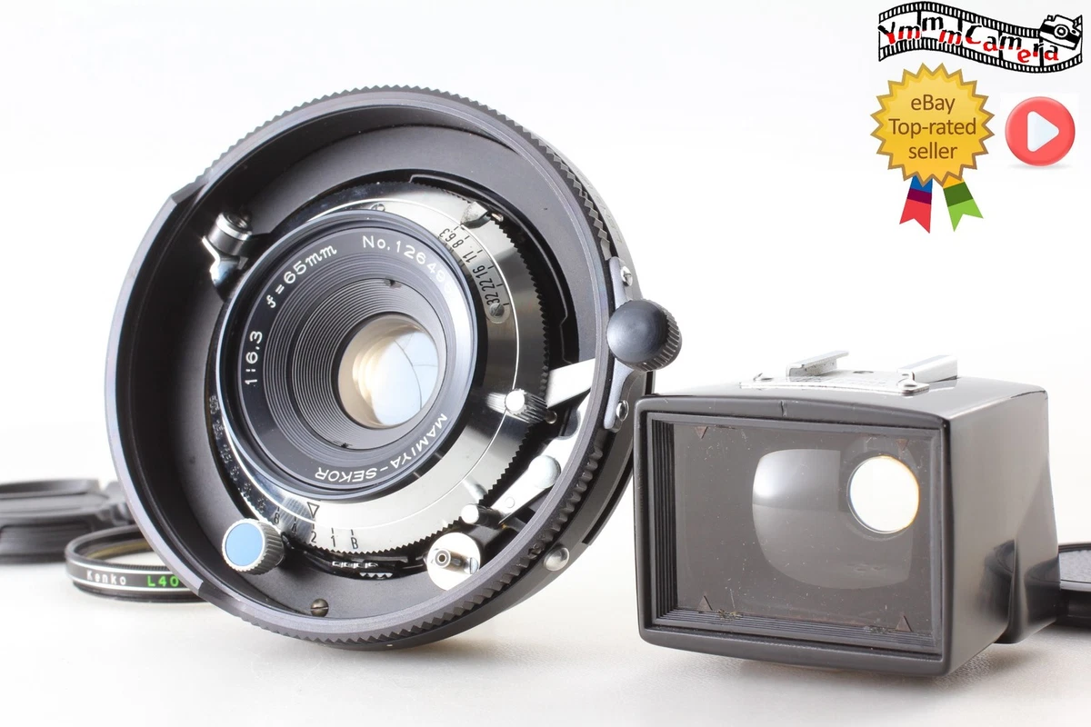 希少　Mamiya 65mm f/3.5 レンズ 希少】マミヤ Mamiya SEKOR 65mm f/3.5 Blue Dot 広角 レンズ 二眼レフ