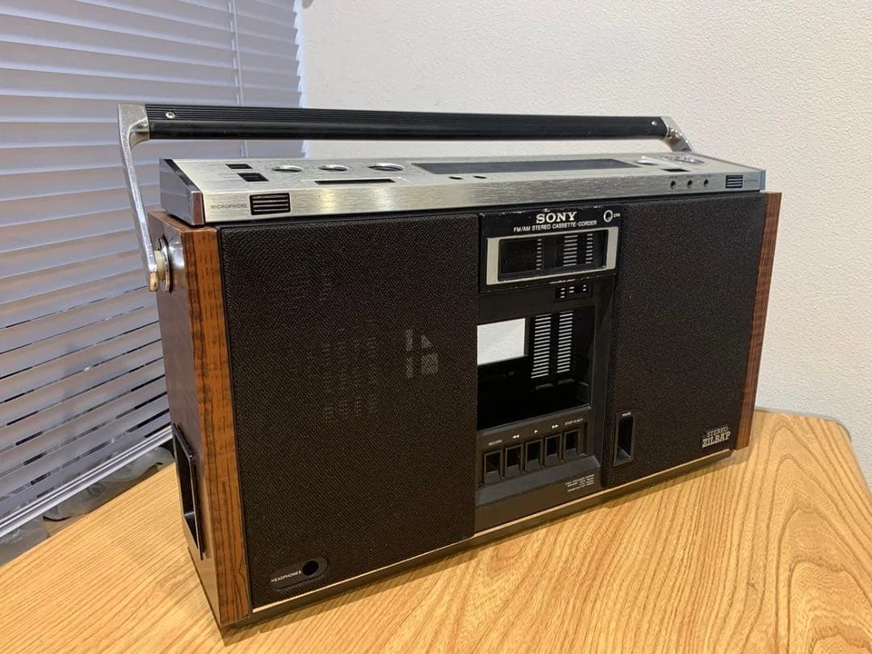 Sony Cf-6600 Radio Cassette Player Case Vintage Portable Replacement Housing - Image 2 of 4