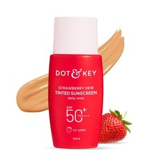 Dot  Key Strawberry Dew Tinted Sunscreen SPF 50 Pa   - 03 Sand  50ml