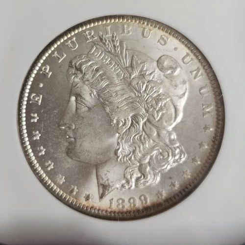 VIDEO 🔥GOLD RIM TONED 👀🔥1899 O Morgan Silver Dollar S$1 Old Fatty NGC MS64