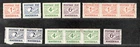 Rhodesia 1965 Post Horn Postage Due- 2 sets- Mint & Fine Used- inc. strips T697