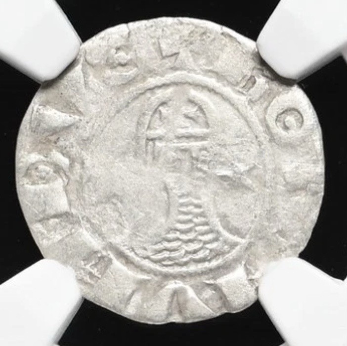 CRUSADERS Antioch Bohemond III 1163-1201 AD Crusades Knights Templar Coin NGC VF