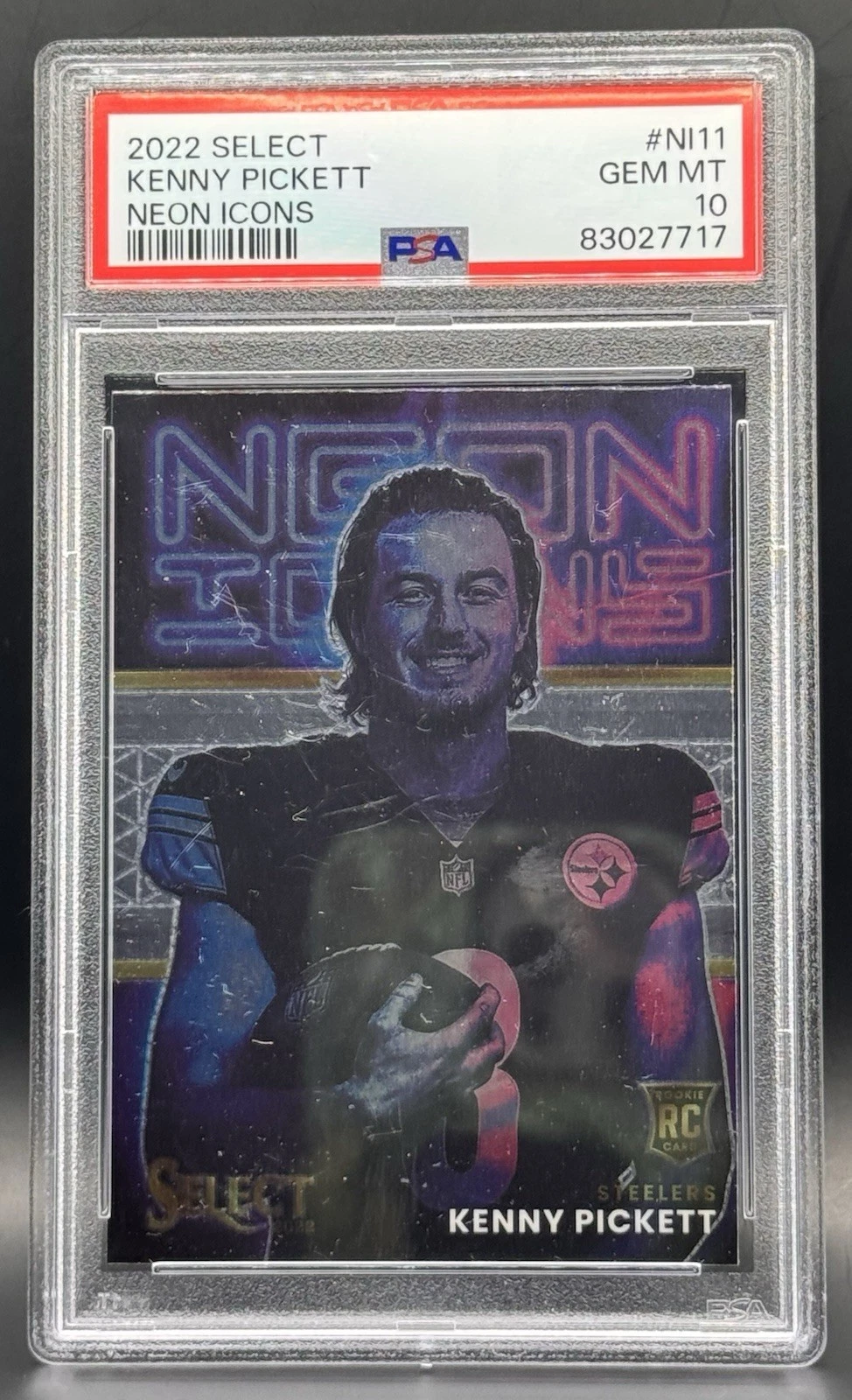 Kenny Pickett Panini Select Neon Icons #NI11 Base