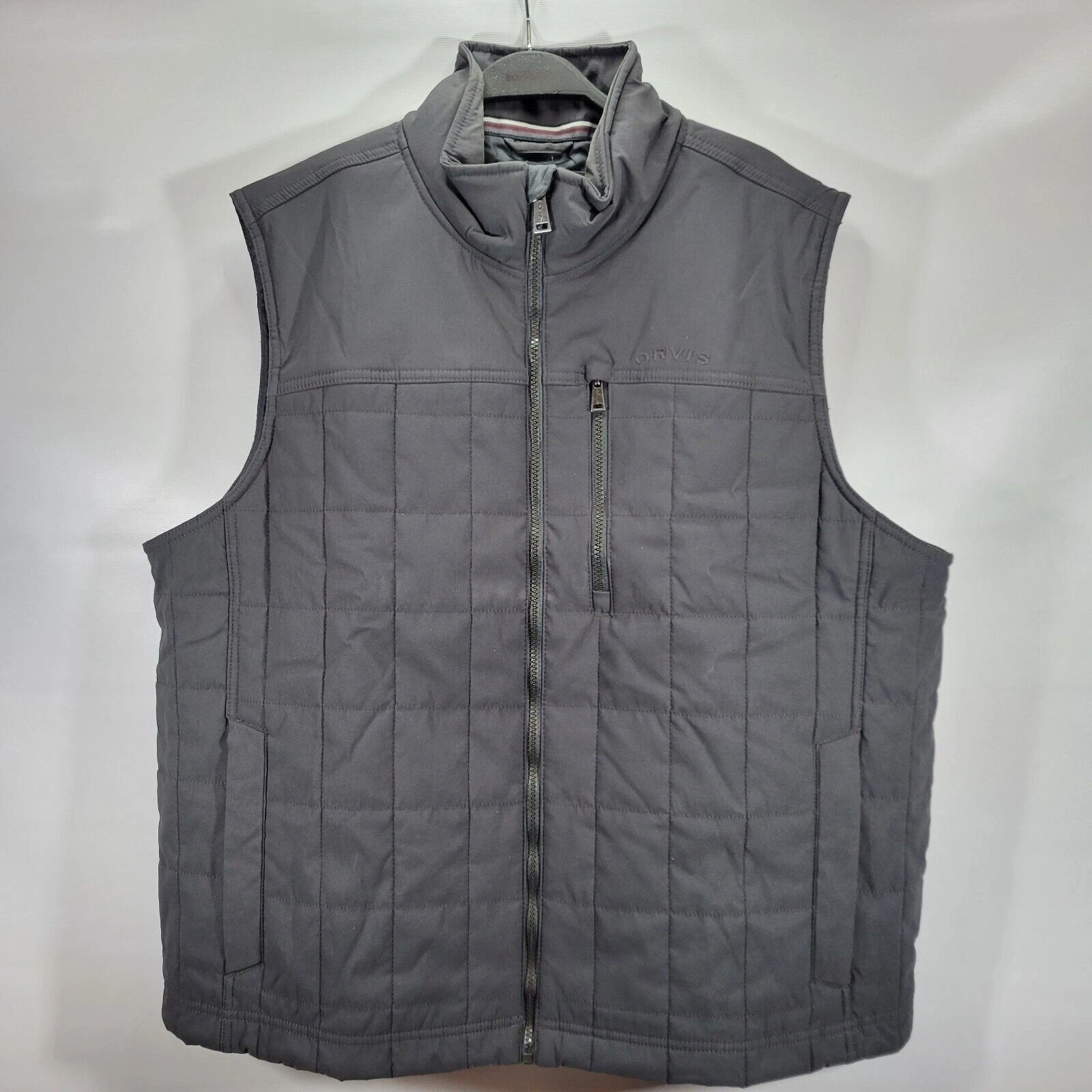 ORVIS MENS GRAY OUTDOOR FISHING CAMPING QUILTED PUFF INSULATED VEST SIZE XL
Opens in a new window or
