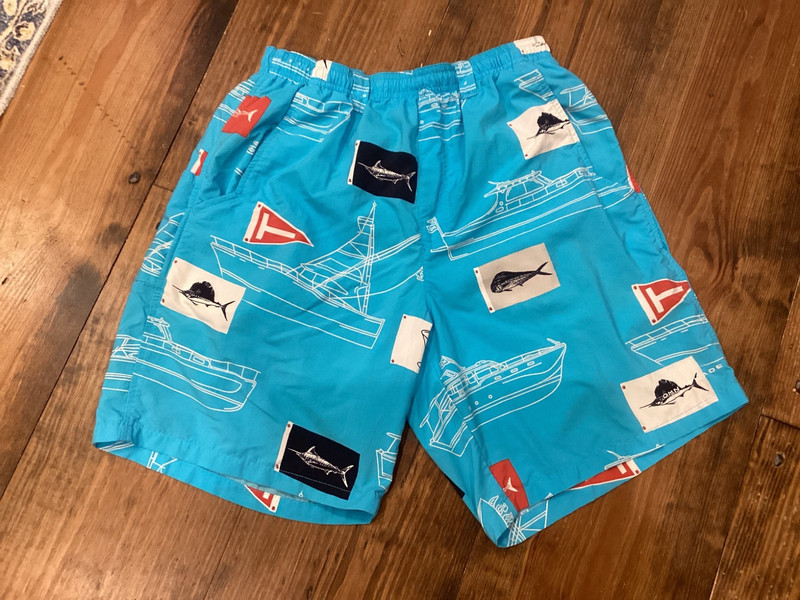 Columbia PFG Men's Swim Trunks Lined Drawstring Size S
