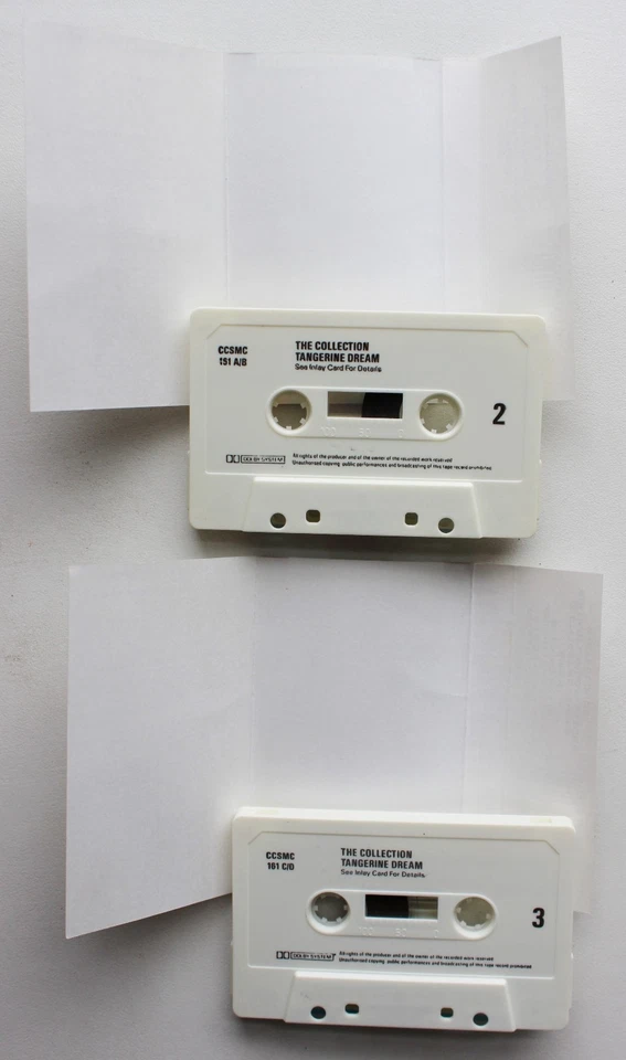 TANGERINE DREAM - THE COLLECTION (CASTLE CCSMC161-1/2) 1987 UK 2x CASSETTE SET - Image 3 of 3