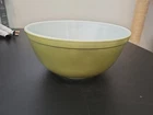 Vintage Pyrex Mixing Bowl #403 Green Primary 2.5 Qt Glass Nesting Ovenware