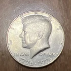 1976-1776 Bicentennial Kennedy Half Dollar Coin Ungraded Clad Actual Coin