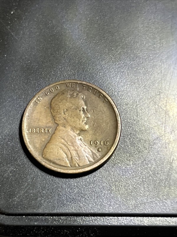 1916-S Lincoln Wheat Cent- Fine Coin, Great Detail! Free Shipping!