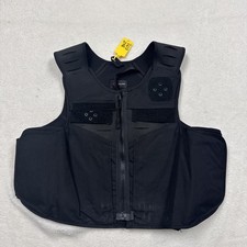 SAFARILAND V1 Clean Armor Carrier Front Opening 2XL Long 2613-2416 Black Webless