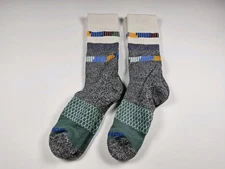 Bombas Colorful Stripe Calf Socks Lot Of 2 Pairs Size M