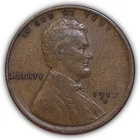 1917-D Lincoln Wheat Cent Extremely Fine XF Coin #24119