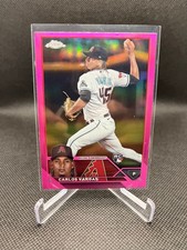 2023 Topps Chrome Baseball Update Series Pink Refractor RC #USC162 Carlos Vargas