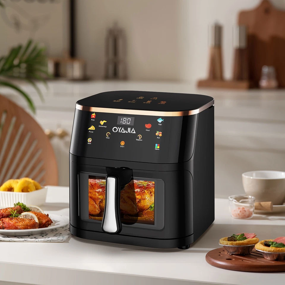 Friggitrice ad aria calda XXL 10,5 L friggitrice ad aria calda Air Fryer 1800 W senza olio - Immagine 3 di 4