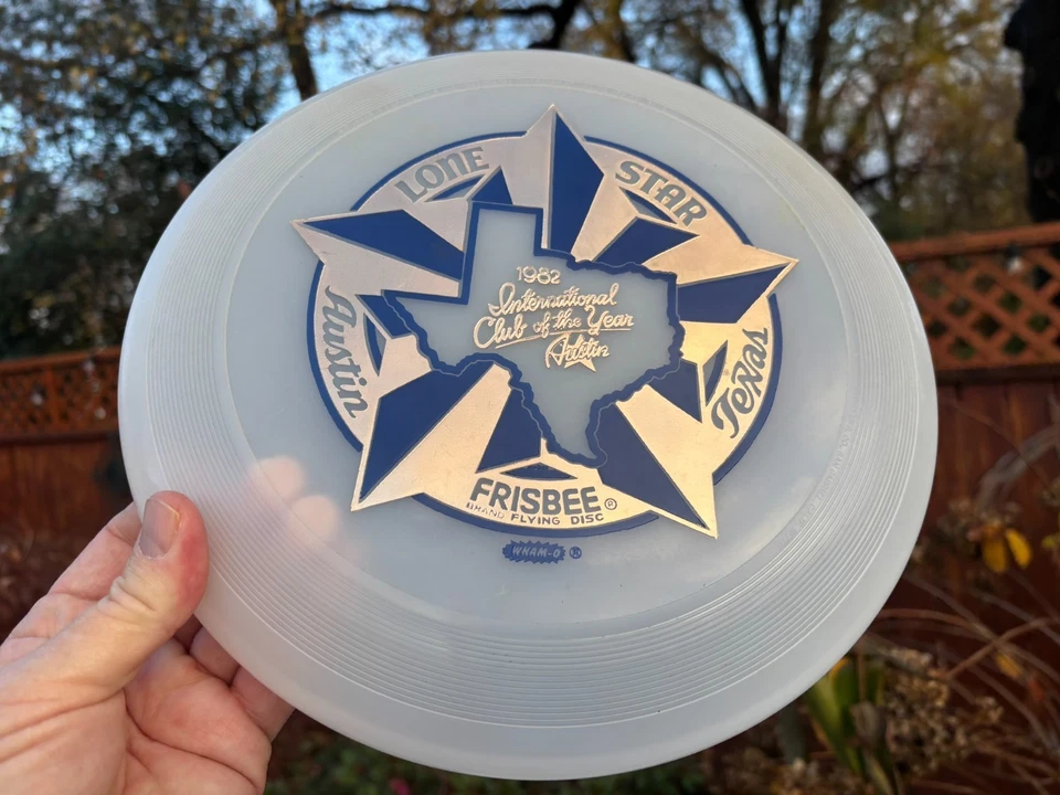80 Mold 1982 Austin Lone Star Team Texas Ultimate New Disc Golf Frisbee Wham-O - Image 4 of 4