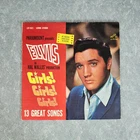 ELVIS PRESLEY / "Girls! Girls! Girls!" / Orange Rigid / 1968 / Reissue / RARE!