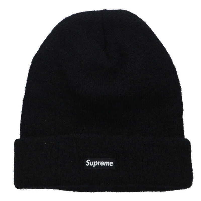 Bonnet mohair suprême petite boîte logo noir 203052 Sb01 Bb380 H2247