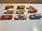 Vintage Matchbox Lot Lesney Cars Trucks Ambulance Fiat No.45 MBX 9 Cars