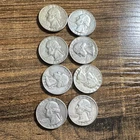 Lot of 7 Washington Quarter 25C Circulated Silver Copper 1962-1967 US Coins