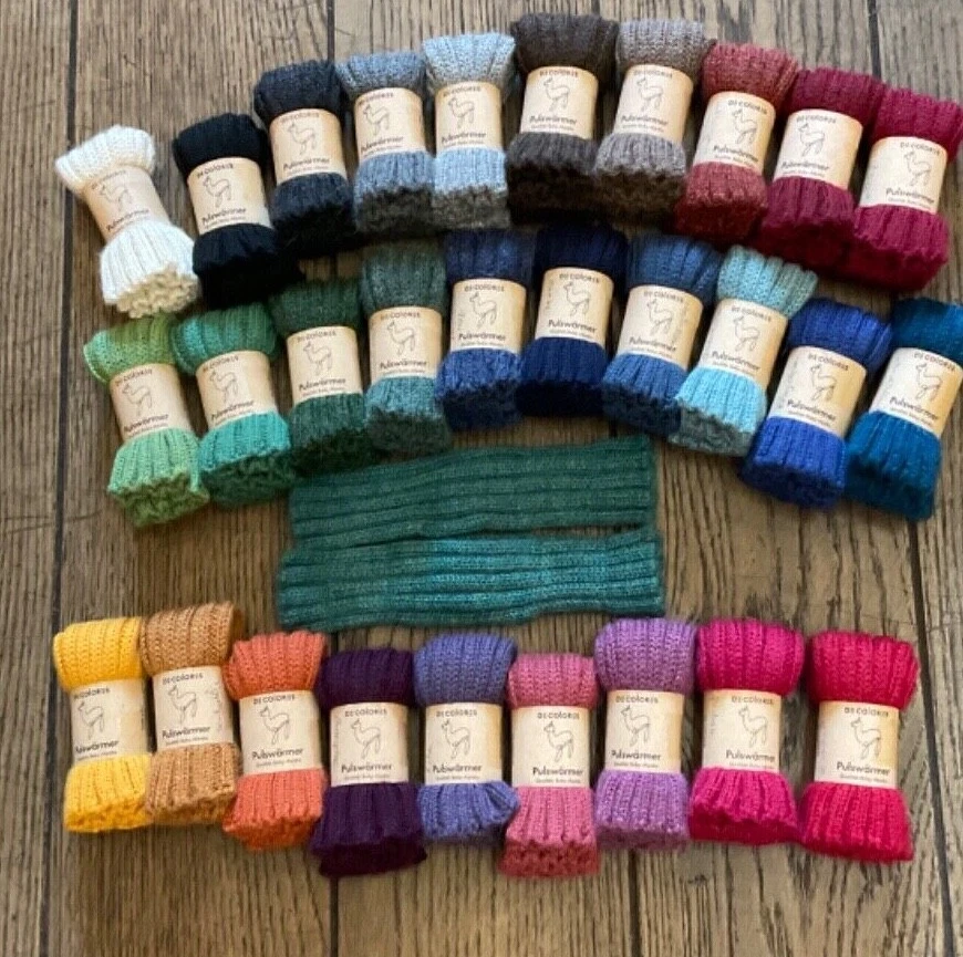 DECOLORES De Colores Kinder Pulswärmer Baby Alpaka Wolle versch. Farben Baby Beinstulpen