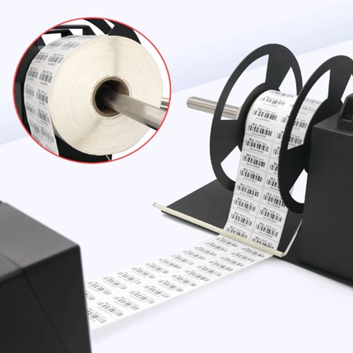 Máquina herramienta rebobinadora bidireccional de etiquetas de código de barras automática 120 mm - Imagen 4 de 9