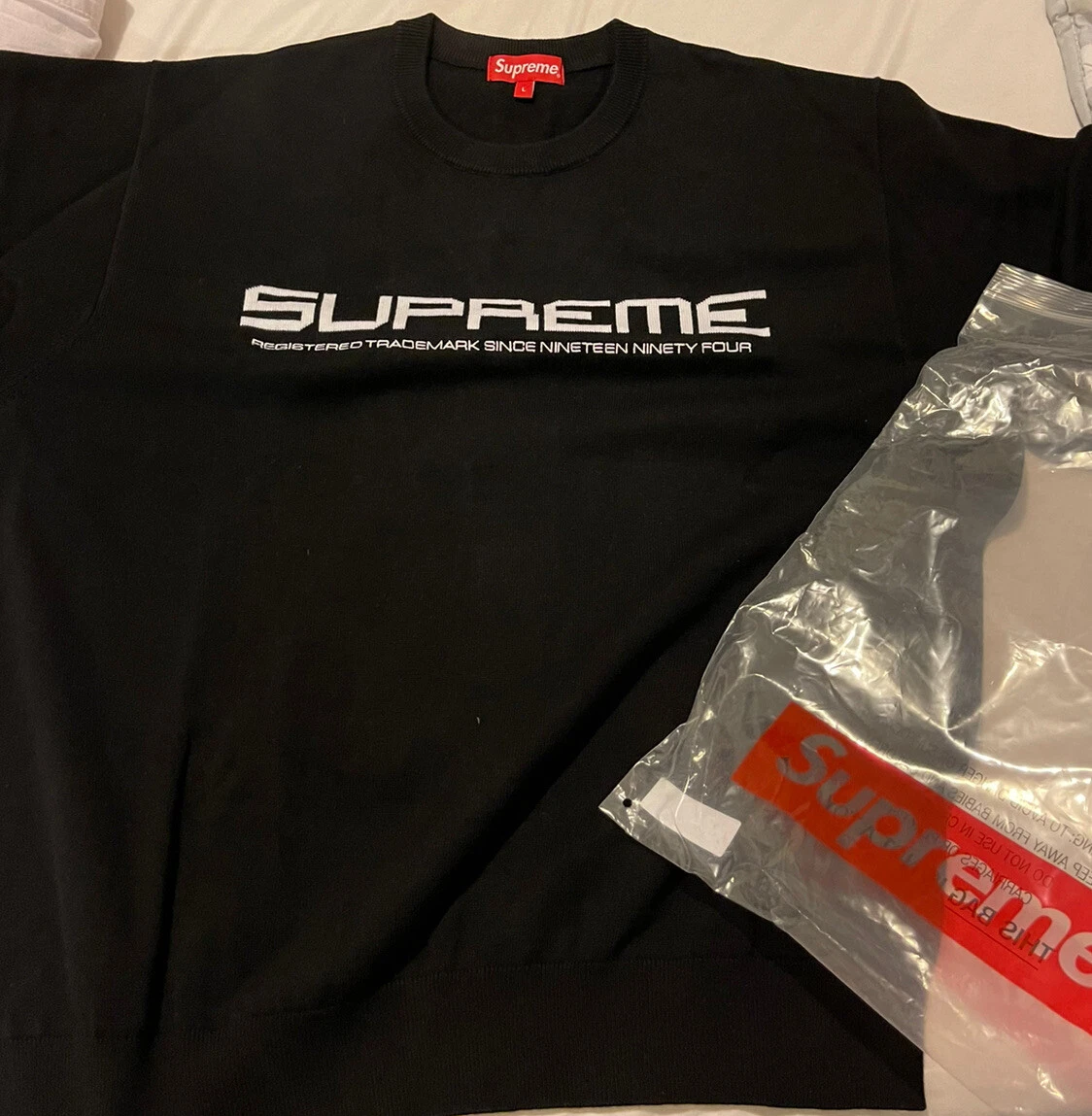 Supreme Split Logo Pullover