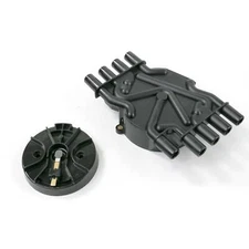 Black Distributor Female Cap and Rotor Kit for V8 Vortec Engine