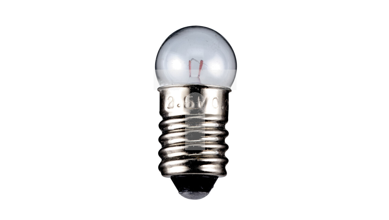 Miniature bulb 2.35W E10 6V DC 400mA 9581 /T2UK