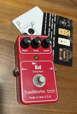 Toadworks Mr ED guitar distortion pedal - Van Halen BROWN sound!